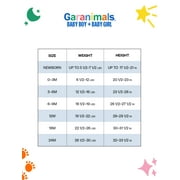 Garanimals Newborn & Baby Girl Cotton Solid Joggers, Sizes 0 - 24M