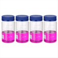 thumbnail image 1 of Paquete de 4 de Almacenamiento de Medios Reactivos, Redondas Graduadas de Boca de Vidrio de Borosilicato de 500 Ml con Tapón de Rosca GL32, 1 of 5
