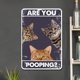 thumbnail image 2 of Placa Metal Vintage Pintura Hierro Rectangular Gato Arte Pared Bar para El 20x30cm, 2 of 9
