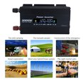thumbnail image 3 of Inverter de automóvil de Wave Sine 3000W DC 12V a AC 220V Pantalla de pantalla Protección de cortocircuito incorporado Barco de ventilador convertidor de emergencia Negro Inevent TO008229-01, 3 of 7