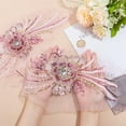 thumbnail image 4 of 5 Pcs Embroidery Lace Flower Patches 5 Colors Iron on Patches Sew on Patches Mixed Color Floral Lace Appliques for Wedding Dress Decoration Repair Clothing Backpacks Jeans Caps, 4 of 9