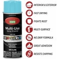 thumbnail image 4 of Color Care Multi-Surface Enamel Spray Paint and Rust Inhibitor, Light Blue, 12 fl oz, 6-Pack, 4 of 6