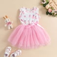 thumbnail image 3 of Uccdo Toddler Girls Summer Casual Tutu Dresses Baby Sleeveless Princess Party Dress 1-6T, 3 of 8