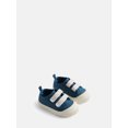 thumbnail image 2 of Wonder Nation Baby Girls Two Strap Bump Toe Sneakers, 2 of 4