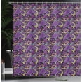 thumbnail image 3 of Ambesonne Paisley Shower Curtain, Colorful Abstract Geometry, 69"Wx70"L, Multicolor, 3 of 4