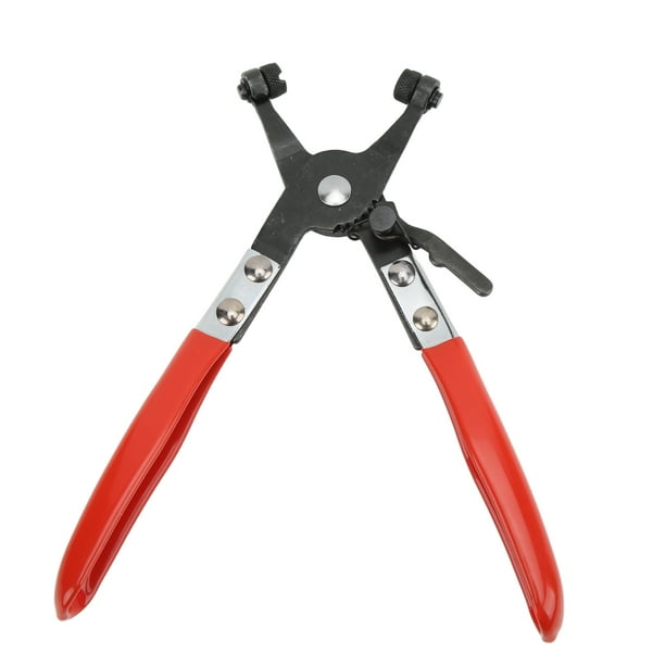 Hose Clamp Pliers Set of 3, Long Reach Wire Spring, 45 Degree Angled, Flat Band Hose Clamp Pliers, Professional Tools for Automotive Coolant Hose Fuel