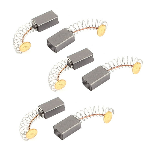 6 Pcs Replacement Electric Motor Carbon Brushes 12mm x 8mm x 5mm for Motors