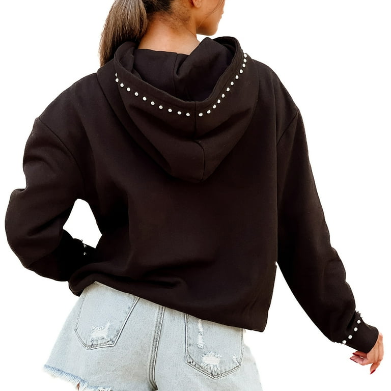 売れ筋商品|||ゲームデイ カットソー トップス レディース Women's Black North Carolina A T Aggies Studded Pullover Hoodie Black Women's Gameday Couture Black North Carolina A&T Aggies