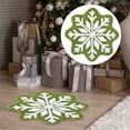 thumbnail image 2 of ZLBDYG Snowflake Doormat for Winter Christmas Holiday Decor, Non-slip Absorbent Bathroom Rug & Welcome Mat for Front Door, Living Room, Home Entryway, Cozy Seasonal Home Decoration, 2 of 4
