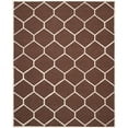 thumbnail image 2 of SAFAVIEH Cambridge Juan Geometric Wool Area Rug, Dark Brown/Ivory, 9' x 12', 2 of 5