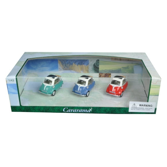 Cararama 35317 BMW Isetta 3pc Coffret Cadeau 1/43 Voitures Miniatures par Cararama