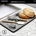 thumbnail image 2 of Madesmart Dish Mat, Drying Stone Collection, Accelerates Moisture Evaporation, Natural & Mineral Materials, Non-Slip Base, Carbon, Best Used for Everyday Kitchen Organization, 2 of 8