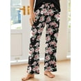 thumbnail image 6 of Avidlove Women's Pajama Set 2 Piece Short Sleeve Pj with Long Floral Print Pants Sleepwear Soft Loungewear, 6 of 7