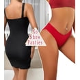 thumbnail image 3 of Ropa interior FINETOO, sexy, sedoso, de encaje sin costuras, paquete de 6, para mujer, 3 of 5