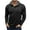 Black, variant on Men's Long Sleeve Hooded T Shirt Casual Comfortable Pullover Top Lightweight Button Down Shirt for Daily Wear Home Outdoor Hiking Spring Summer Fall Mens Summer Lightweight Pullover Tee Shirts