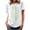 White, variant on Patlollav Women Tees Under $10, Tops for Women St. Patrick'S Day T-Shirt Shamrock Heart Print Round Neck Short Sleeve Blouses