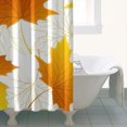 thumbnail image 4 of Fall Leaves Shower Curtain 36"x72" ,Bathroom Decorative Shower Curtains Set with 12 Hooks,Modern Waterproof Washable Shower Curtain, 4 of 6