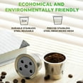 2Pack Reusable Coffee Pods for Keurig, Stainless Steels K Cup Pod for