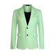thumbnail image 5 of Chaqueta deportiva formal de cuadros INSPIRE CHIC para hombres con solapa de muesca y patrón de cuadros verde S, 5 of 5