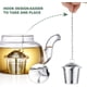 thumbnail image 5 of 2 infusores de té (4,5 cm de diámetro), colador de té de acero inoxidable 304 Filtro de té de malla de grado alimenticio, premium Filtro de té Difusor espaciador de té para infusor de té de hojas sue, 5 of 5