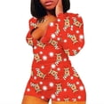 thumbnail image 3 of Combinaison Imprimée de Noël pour Femmes, Pyjama, 3 of 5