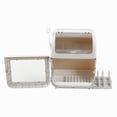 thumbnail image 4 of China Storage Containers, PP Simple And Stylish Tableware Storage Shelf Dish Storage Containers Plate Storage Containers with Large Storage Space for Bowls, Plates And Chopsticks, 4 of 7