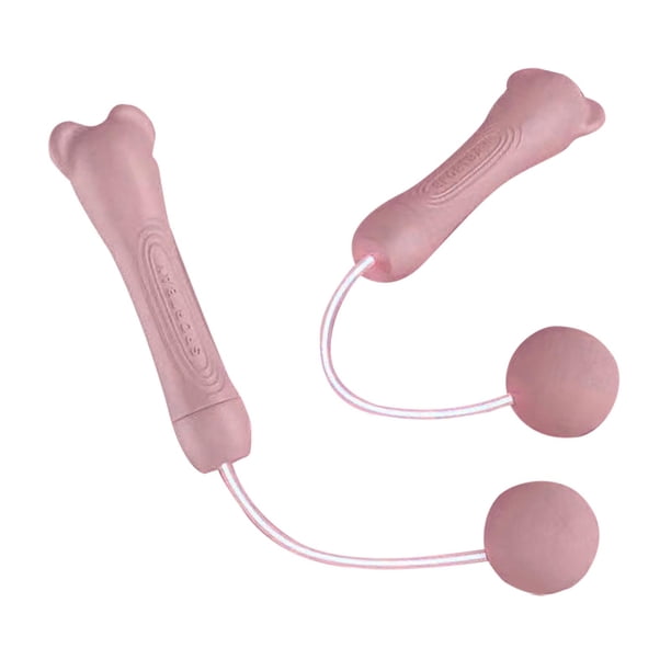 Cuerda de saltar para perder peso para entrenamiento físico, cuerda de gimnasio, hombres, mujeres y niños, alta velocidad Rosa Inalámbrico