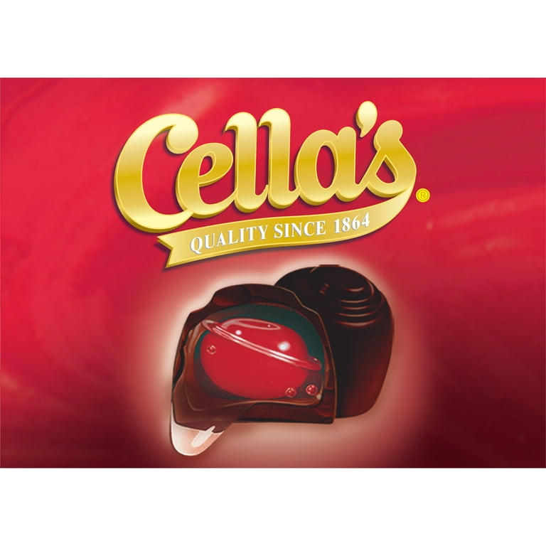 Cella's Dark Chocolate Covered Cherry Candy, 8oz Box (16 Count