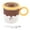 Brown, variant on Nieyigj 13.5 fl oz / 400ml Automatic Self Stirring Coffee Mug, Electric Mixing Cup for Milk Protein Powder, Blue