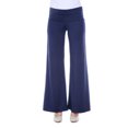thumbnail image 1 of (navy, xl) - Women's Solid Palazzo Pants, 1 of 5