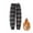Black J, variant on Swuxness Toddler Sports Fleece Sweatpants, Fall Long Pants for Kids, Boys Plaid Fleece Lined Elastic Warm Sweatpants for Boys and Girls Weather Outdoor Activities Black, 1-2 Years