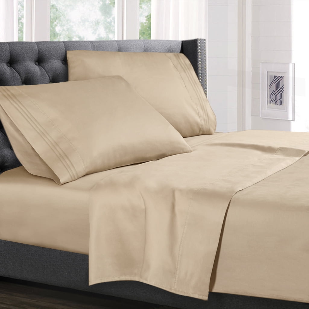 Mezzati Luxury 1 Fitted Sheet Coziest Sheets Ever! Softest Sale Best Hig 