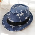 thumbnail image 4 of Circunferencia del sombrero de 56-58 cm, sombreros de paja para hombres y mujeres, sombreros de ala corta, sombreros de copa retro de verano, sombreros de jazz, sombreros de protección solar, 4 of 5