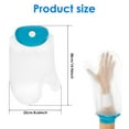 thumbnail image 2 of HLONK Cast Cover Waterproof Reusable Shower Arm Cast Cover Soft and Comfortable Shower Protector for Showering Bathing Swimming, 2 of 10