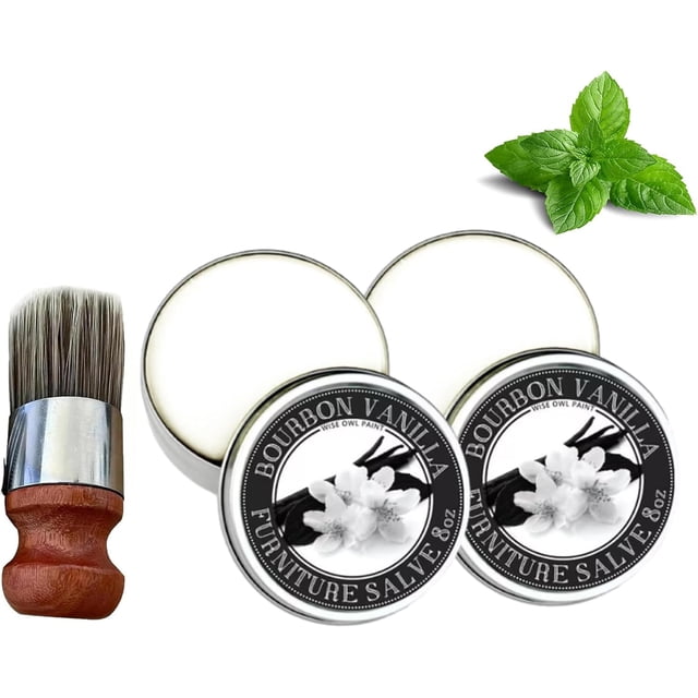 Ungüento para muebles de vainilla Bourbon, ungüento para muebles para pisos de madera, pulimento para muebles de vainilla Bourbon, ungüento de cuero para muebles adecuado para restauración y protecció