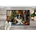thumbnail image 4 of Carolines Treasures DAC2737MAT 0.15 x 18 x 27 in. Saint Bernard Cozy Christmas Doormat, 4 of 6