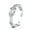 Platinum, variant on Open Ring Women's Index Finger Ring Niche