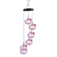 thumbnail image 3 of Outdoor Plastic Hummingbird Feeder with Wind Chime - Hanging Bird Water Feeder for Garden & Yard, Durable Weather-Resistant Patio Bird Feeder, 3 of 5