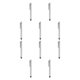 thumbnail image 2 of Matsuzay Plumas capacitivas Pluma de pantalla táctil Punta de goma Stylus ligero Velocidad de respuesta rápida Tableta Teléfono móvil Útiles Astilla 10piezas, 2 of 5