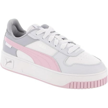 Women's Puma Carina Street Puma White-Grape Mist-Silver (389390 23) - 10
