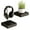Black, variant on Jouetondream 24X6 Brown Floating Shelves for Wall, Wood Hanging Shelves up to 20lbs for Bedroom, Bathroom, Kitchen(Set of 2)
