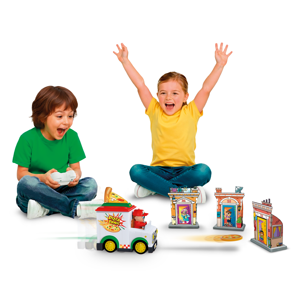 TigerHead Toys - Pizza Panic! The Remote Control Delivery Van. Hilarious Pizza-Launching Action For Kids Ages 5+