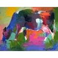 thumbnail image 2 of Wallich, Richard 14x12 Gold Ornate Wood Framed with Double Matting Museum Art Print Titled - Cow 2, 2 of 4