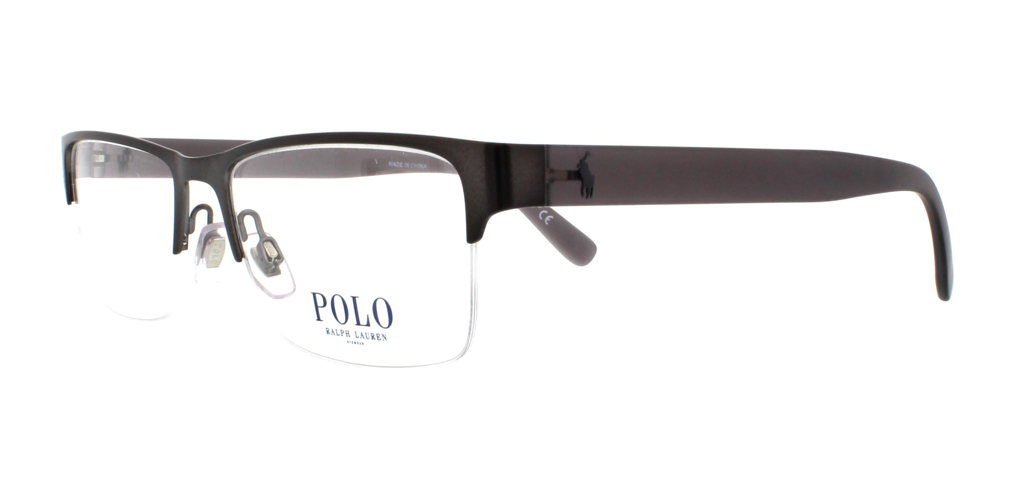 POLO Eyeglasses PH1164 9157 Matte Dark Gunmetal 56MM - Walmart.com