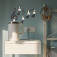 thumbnail image 3 of 4pcs Musical Note Style Wall Candle Holders Metal Wall Sconce Candle Holder, 3 of 8
