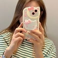 thumbnail image 2 of Sanrio Hello Kitty Stand Phone Cases For iPhone 16 Pro Max Original Shockproof Cover Iphone 16 Plus Y2K Cartoon Case Shell Coque Hello Kitty 3 For iPhone 16 Pro Max, 2 of 7