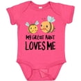 thumbnail image 3 of Inktastic Bees My Great Aunt Loves Me Boys or Girls Baby Bodysuit, 3 of 5