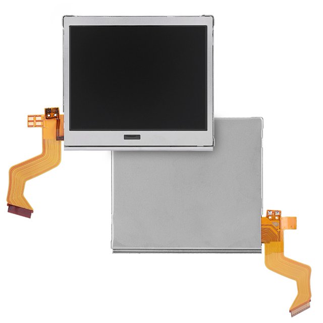 Upper Screen Display Replacement, Anti Press Portable Top Bottom LCD Screen Display Replacement for NDSL