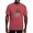 Crimson Red, variant on CafePress - Bicycle Circle T Shirt - Mens Comfort Colors Shirt