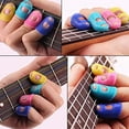 thumbnail image 5 of Guitar Finger Protectors, Comfortable Application Silicone Guitar Finger Guards for Enhancing Finger Flexibility, Reusable and Durable Protection Covers for Musicians (Multi-color, 5 of 5
